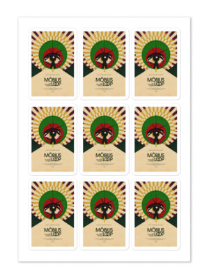 Möbius Loop Sticker Sheet 9x