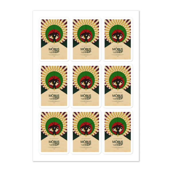 Möbius Loop Sticker Sheet 9x